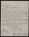 Letter from E. Morris to Captain Thomas Sparrow